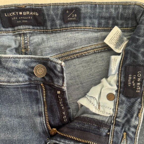 Lucky Brand Low Rise Skinny Lolita Ankle Jeans - Picture 11 of 16